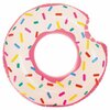 Intex Multicolored Vinyl Inflatable Rainbow Donut Pool Float Tube 56265EP